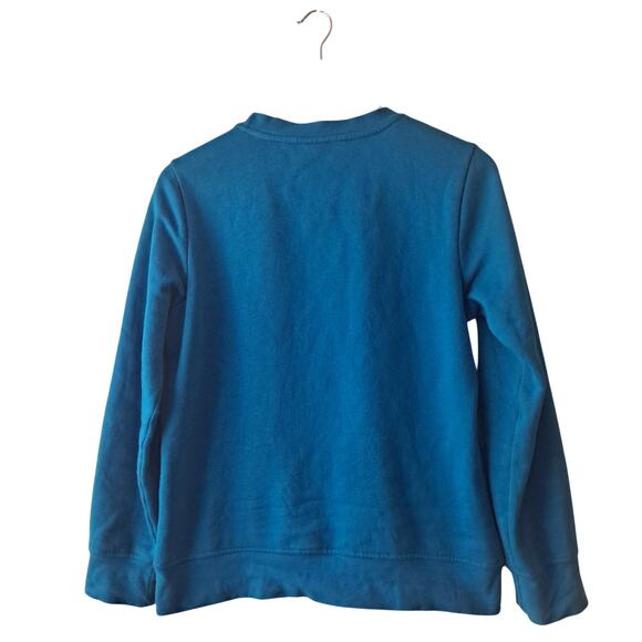 Laura Scott Rhinestone Embellished Long Sleeve Crew Sweater Teal Women's Size S - Picture 2 of 8